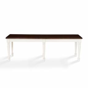 Shelby Dining Bench Distressed White - Crosley CF501118-WH