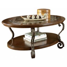 Signature Design Nestor Oval Cocktail Table - Ashley Furniture T517-0