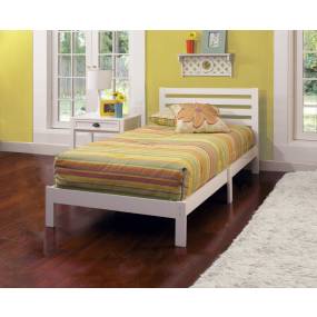 Hillsdale Furniture Aiden Wood Twin Bed, White - 1723-330