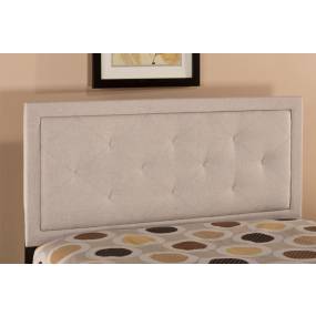 Hillsdale Furniture Becker Queen Upholstered Headboard with Frame, Cream - 1299HQRB