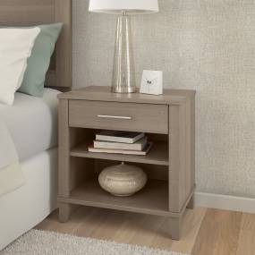 Bush Furniture STS119AG - Somerset Nightstand in Ash Gray