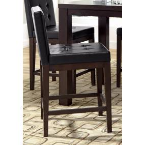 Athena Ctr Upholstered Dining Chairs in Dark Chocolate (Set of 2) - Progressive Furniture P109D-63