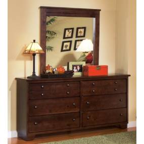 Diego Dresser & Mirror in Espresso Pine - Progressive Furniture 61662-23-50