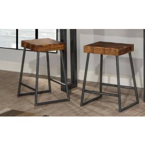 Hillsdale Furniture Emerson Wood Backless Counter Height Stool, Natural Sheesham - 5674-826