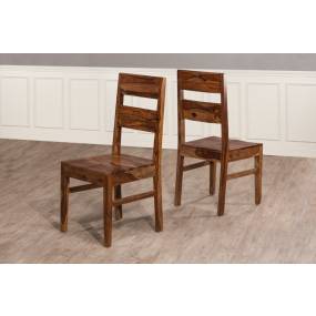 Hillsdale Furniture Emerson Wood Dining Chair, Set of 2, Natural Sheesham - 5674-804