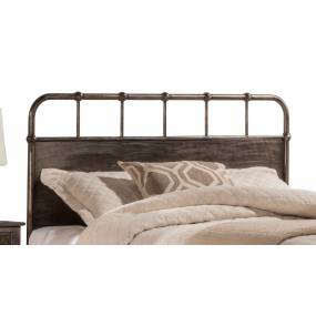 Hillsdale Furniture Grayson King Metal Headboard with Frame, Rubbed Black - 1130HK