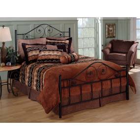 Hillsdale Furniture Harrison King Metal Bed, Textured Black - 1403BKR