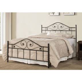 Hillsdale Furniture Harrison Queen Metal Bed, Textured Black - 1403BQR