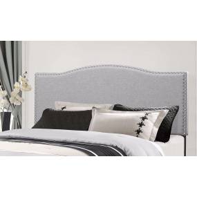 Hillsdale Furniture Kiley Full/Queen Upholstered Headboard, Glacier Gray - 2011-490