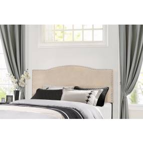 Hillsdale Furniture Kiley Full/Queen Upholstered Headboard with Frame, Linen - 2011HFQRL