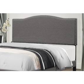 Hillsdale Furniture Kiley Full/Queen Upholstered Headboard with Frame, Stone - 2011HFQRS