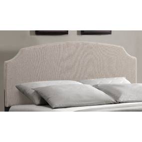 Hillsdale Furniture Lawler Queen Upholstered Headboard with Frame, Cream - 1299HQRL