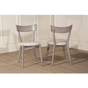 Hillsdale Furniture Mayson Wood Dining Chair, Set of 2, Gray - 4552-802