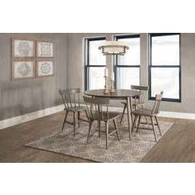 Hillsdale Furniture Mayson Wood 5-Piece Dining, Gray - 4552DT5C3