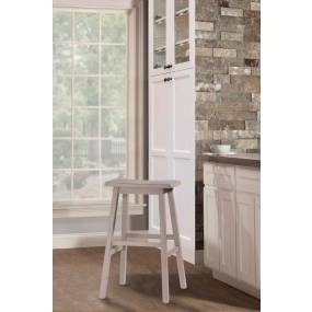 Hillsdale Furniture Moreno Wood Backless Bar Height Stool, Distressed Gray - 5580-833A