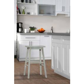 Hillsdale Furniture Moreno Wood Backless Counter Height Stool, Light Aged Blue - 5580-828B
