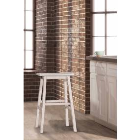 Hillsdale Furniture Moreno Wood Backless Counter Height Stool, Sea White - 5580-827A