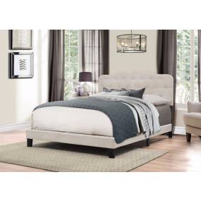 Hillsdale Furniture Nicole Queen Upholstered Bed, Fog - 2010-501