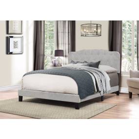 Hillsdale Furniture Nicole Queen Upholstered Bed, Glacier Gray - 2010-500