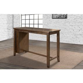 Hillsdale Furniture Spencer Wood Counter Height Table, Dark Espresso Wire Brush - 4703-835