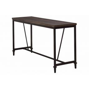 Hillsdale Furniture Trevino Metal Counter Height Table/ Bar, Distressed Walnut - 4236-891