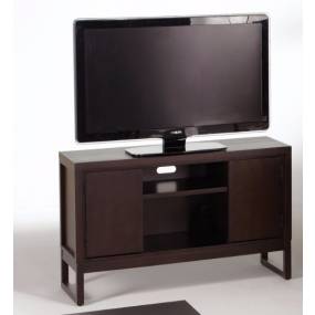 Athena TV Console in Dark Chocolate - Progressive Furniture P109E-81