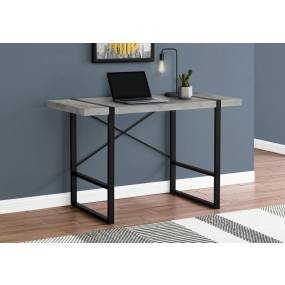 Computer Desk / Home Office / Laptop / 48"L / Work / Metal / Laminate / Grey / Black / Contemporary / Modern - Monarch Specialties I 7661