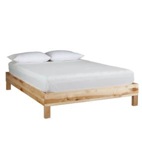Jakob Queen Platform Bed in Natural Rustic Maple - Progressive Furniture I100-39