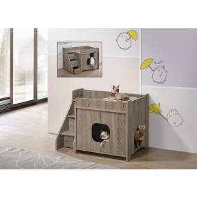 Peeta Cat Pet House in Dark Taupe - Progressive Furniture I600-41