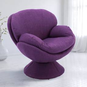 Relax-R™ Port Leisure Accent Chair in Purple Fabric - Progressive Furniture M300-170UPH
