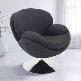 Relax-R™ Strand Leisure Accent Chair in Anthracite Fabric - Progressive Furniture M301-200CHR