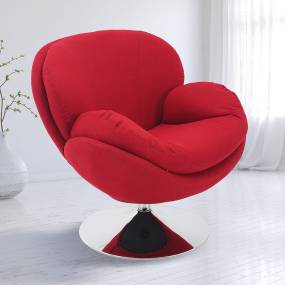 Relax-R™ Strand Leisure Accent Chair in Red Fabric - Progressive Furniture M301-230CHR