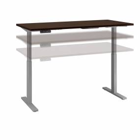Bush Business Furniture M6S6030MRSK - Move 60 Series by 60W x 30D Height Adjustable Standing Desk in Mocha Cherry w/ Cool Gray Metallic Base