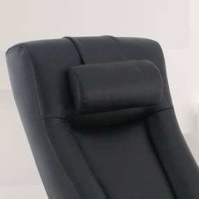 Relax-R™ Cervical Pillow in Black Top Grain Leather - Progressive Furniture MOCP-010