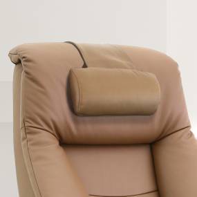 Relax-R™ Cervical Pillow in Sand Top Grain Leather - Progressive Furniture MOCP-024