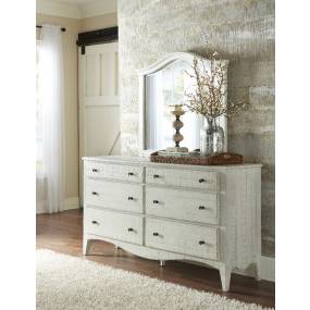 Ella Solid Wood Six Drawer Dresser in White Wash - Modus 2G4382