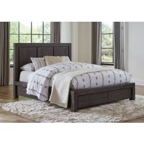 Meadow Queen-size Solid Wood Storage Bed in Graphite - Modus 3FT3D5