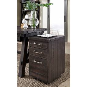 Yosemite Solid Wood Rollling File Cabinet in Cafe - Modus 7YC917