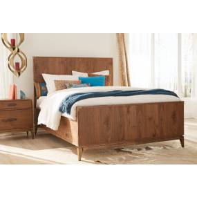 Adler California King-size Panel Bed in Natural Walnut - Modus 8N16F6