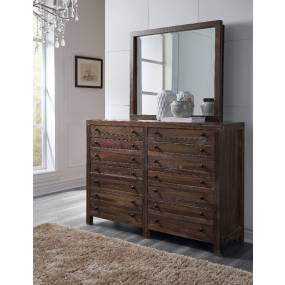 Townsend Eight Drawer Solid Wood Dresser in Java - Modus 8T0682
