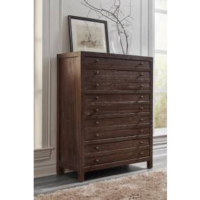 Townsend Five Drawer Solid Wood Chest in Java - Modus 8T0684