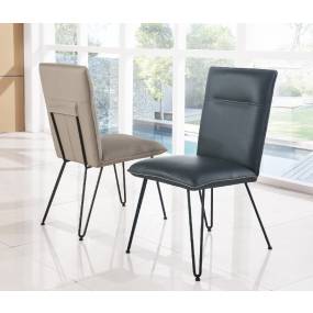 Demi Hairpin Leg Modern Dining Chair in Cobalt (Set of 2) - Modus 9LE866D