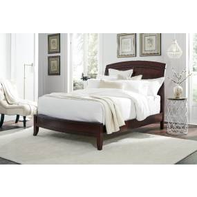 Brighton Queen Size Low Profile Sleigh Bed in Cinnamon - Modus BR15S5