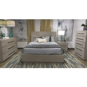 Destination Full-size Panel Bed in Cotton Grey - Modus DEZ7H4