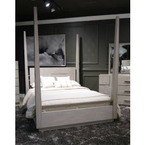 Destination King-size Poster Bed in Cotton Grey - Modus DEZ7J7