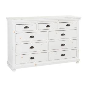 Willow Drawer Dresser in Distressed White - Progressive Furniture P610-23