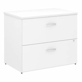 Bush Business Furniture SCF136WHSU - Studio C Lateral File Cabinet in White