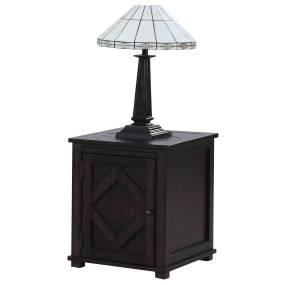 Foxcroft Chairside Cabinet in Dark Pine - Progressive Furniture T437-29