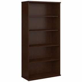 Series C 36W 5 Shelf Bookcase in Mocha Cherry - Bush Business Furniture WC12914