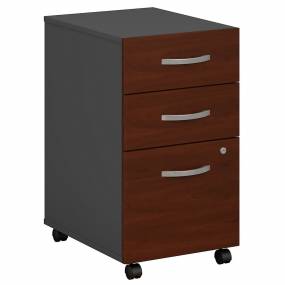 Series C 3 Drawer Mobile File Cabinet in Hansen Cherry - Bush Furniture WC24453SU
